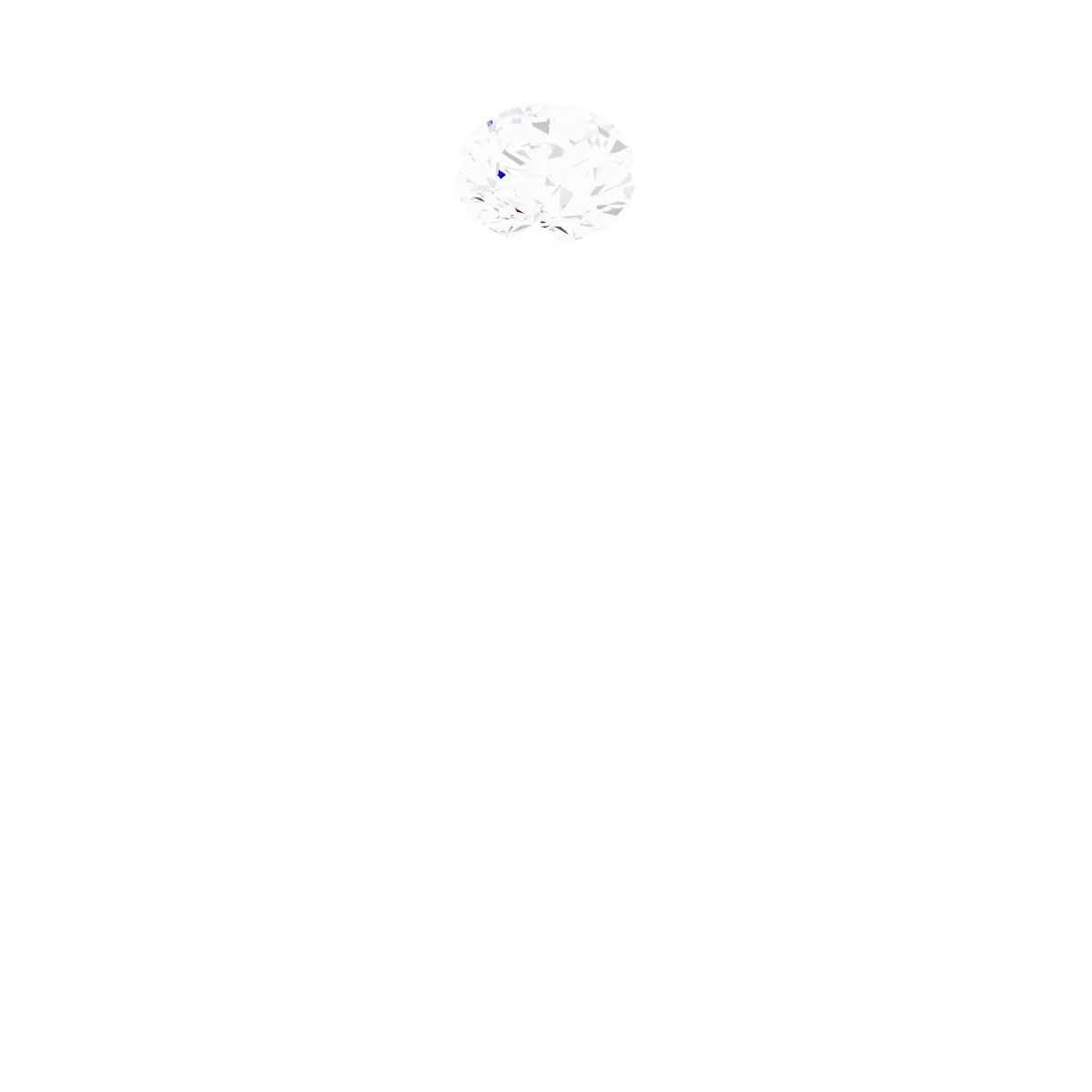 14k White Gold