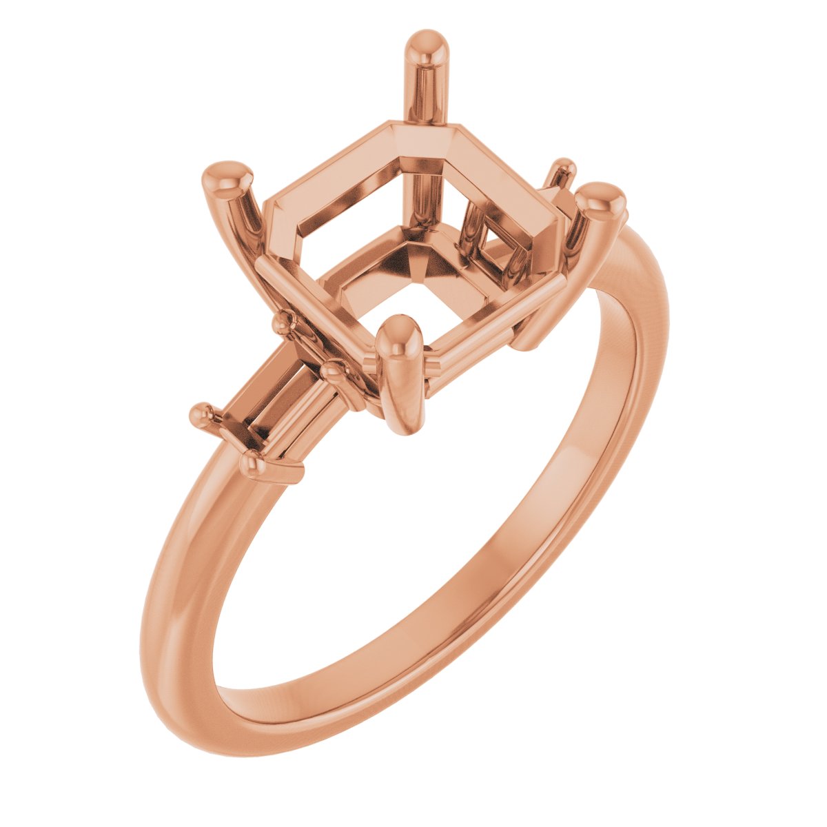 Accented Engagement Ring