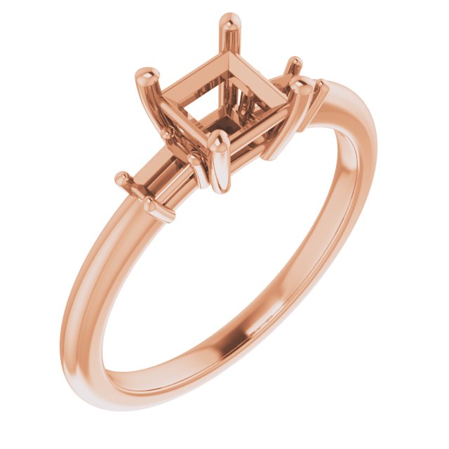 Accented Engagement Ring