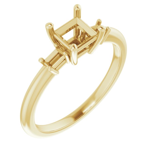 Accented Engagement Ring