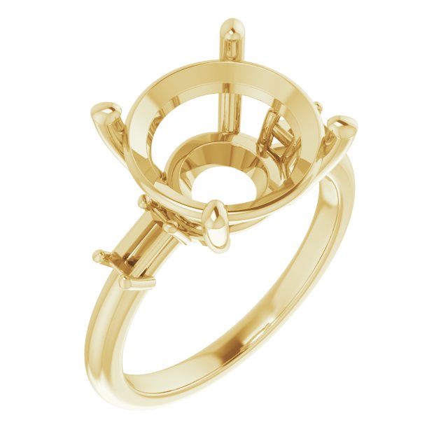 Accented Engagement Ring