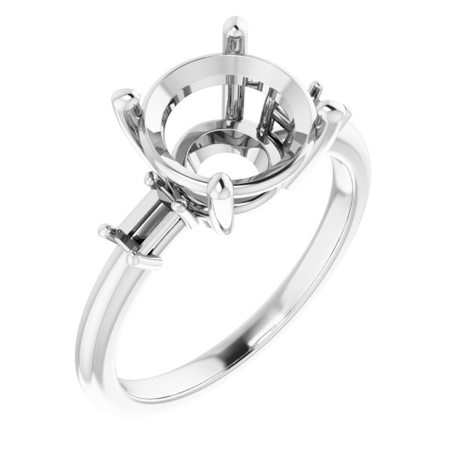 Accented Engagement Ring