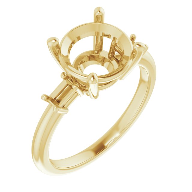 Accented Engagement Ring