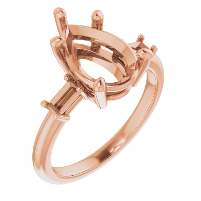 Accented Engagement Ring