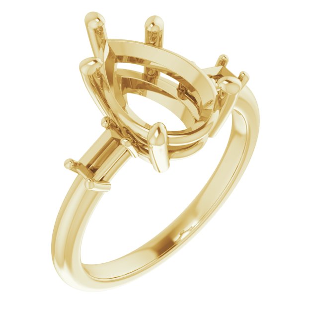 Accented Engagement Ring