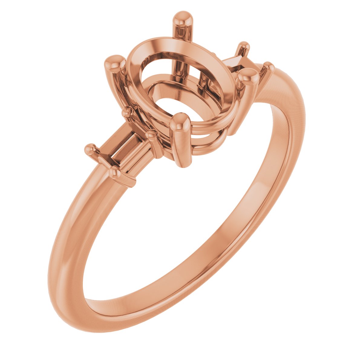 Accented Engagement Ring