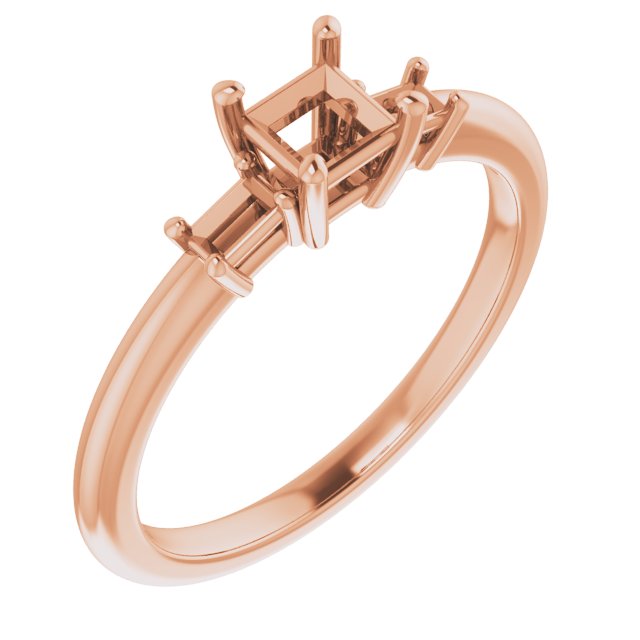 Accented Engagement Ring
