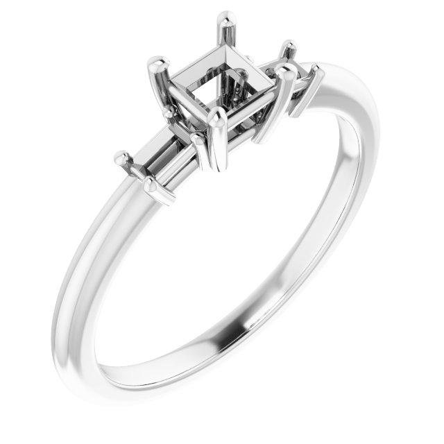 Accented Engagement Ring