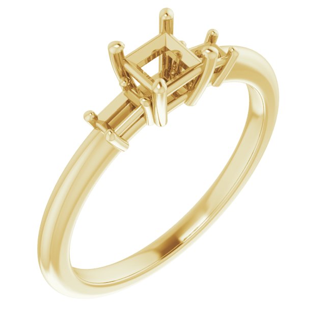 Accented Engagement Ring