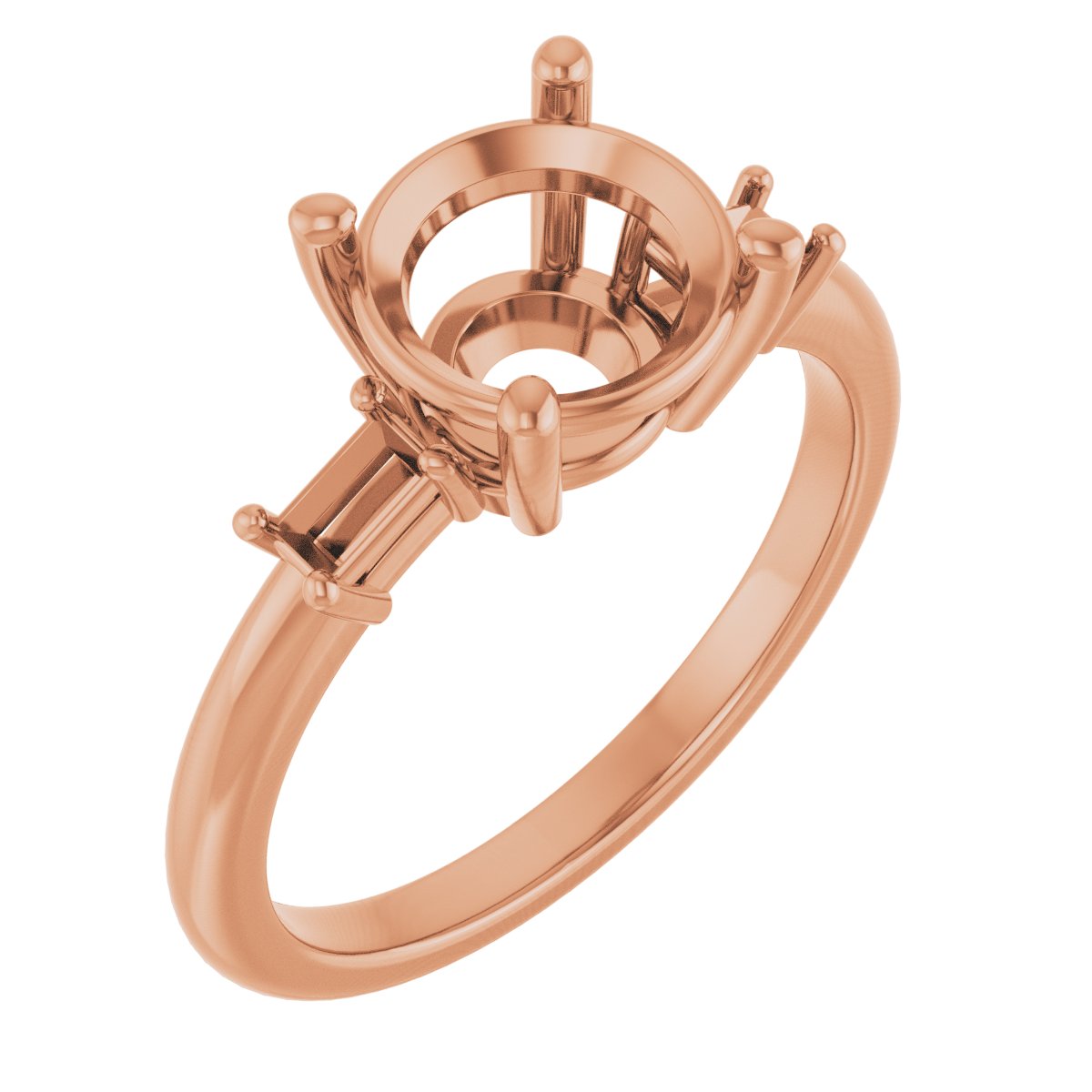 Accented Engagement Ring