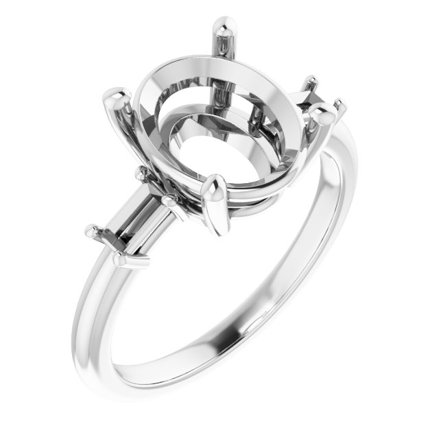 Accented Engagement Ring