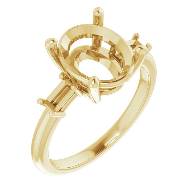 Accented Engagement Ring