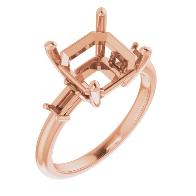 Accented Engagement Ring