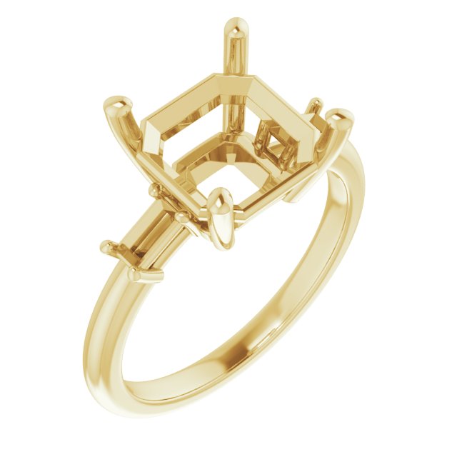 Accented Engagement Ring