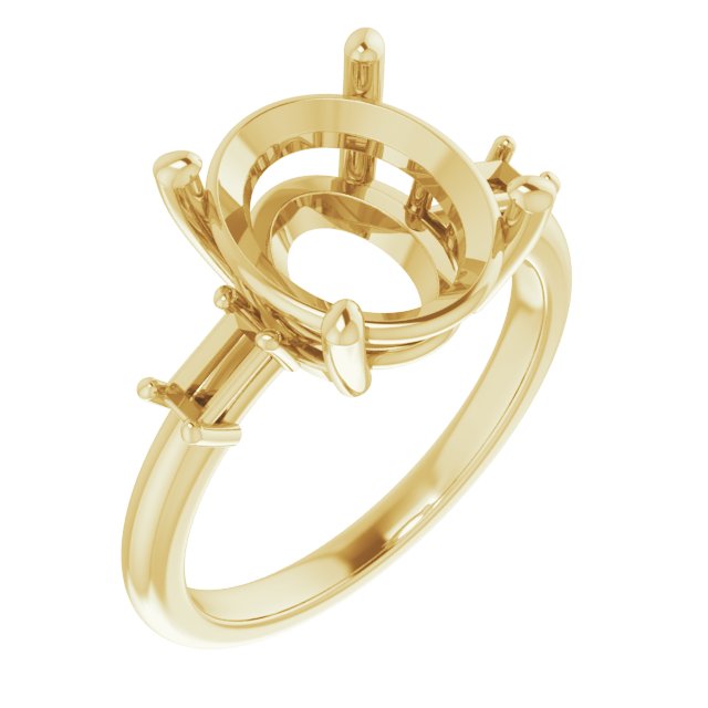 Accented Engagement Ring