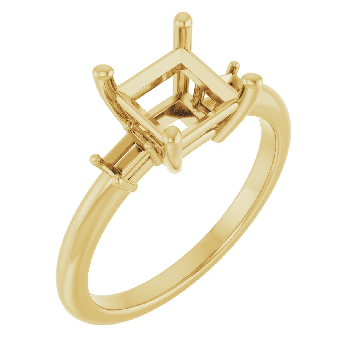 Accented Engagement Ring