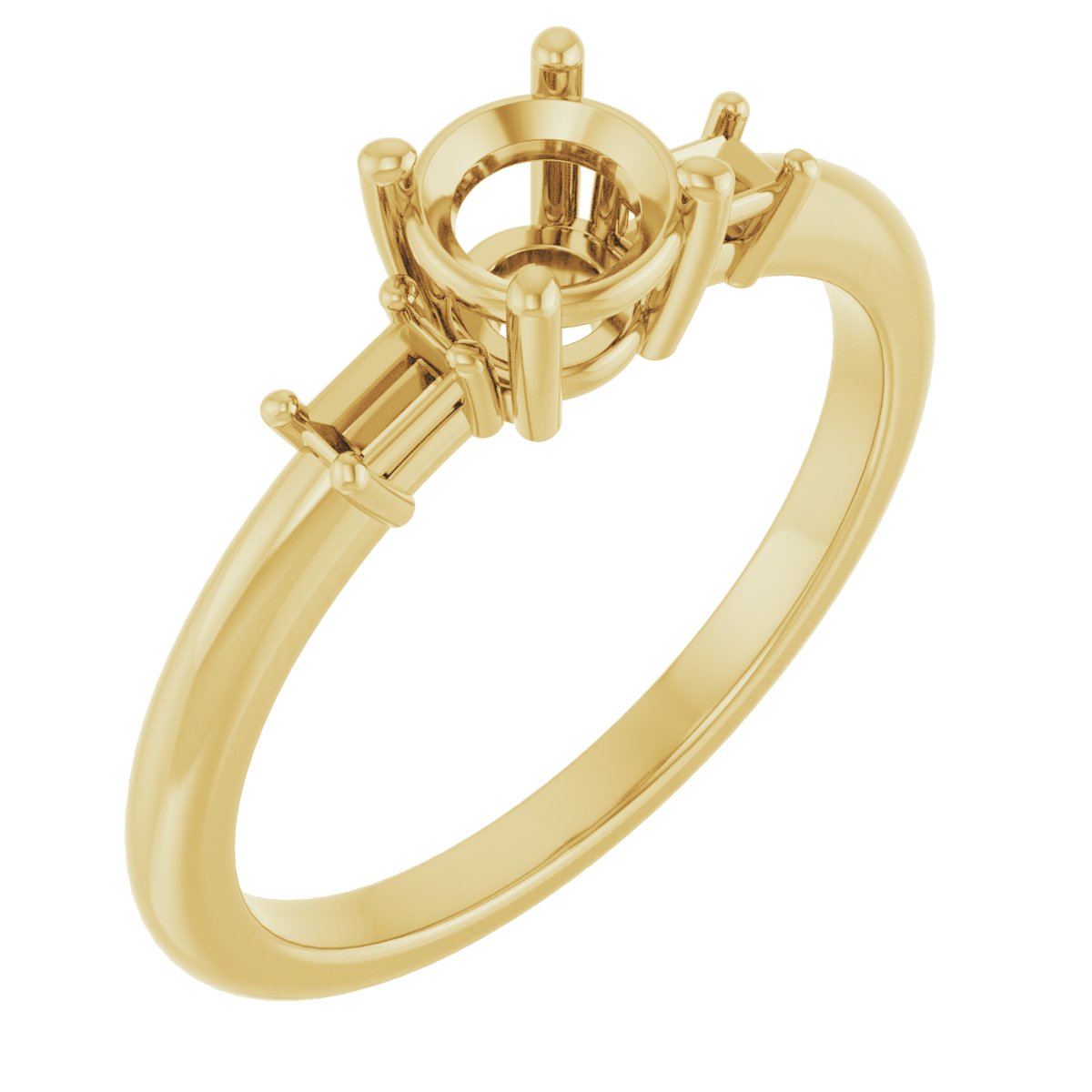 Accented Engagement Ring