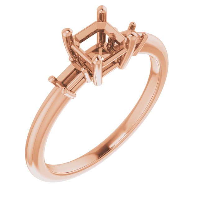 Accented Engagement Ring