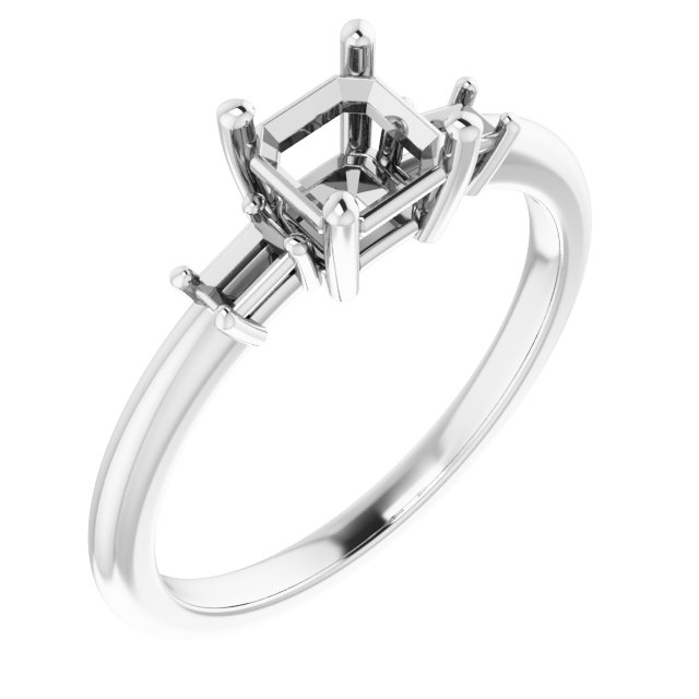 Accented Engagement Ring