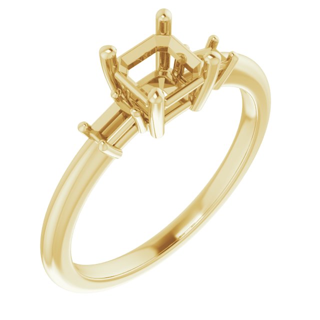 Accented Engagement Ring