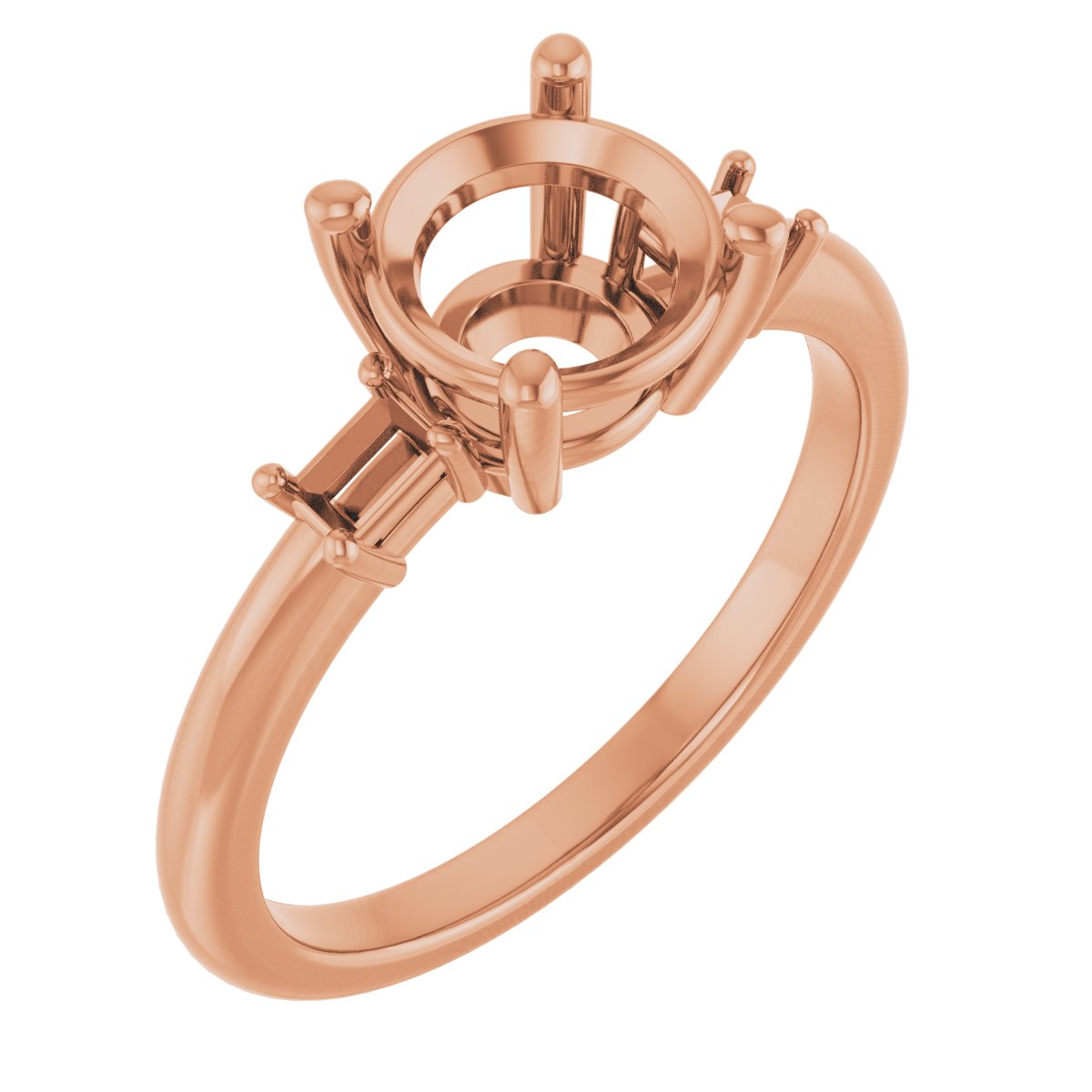 Accented Engagement Ring