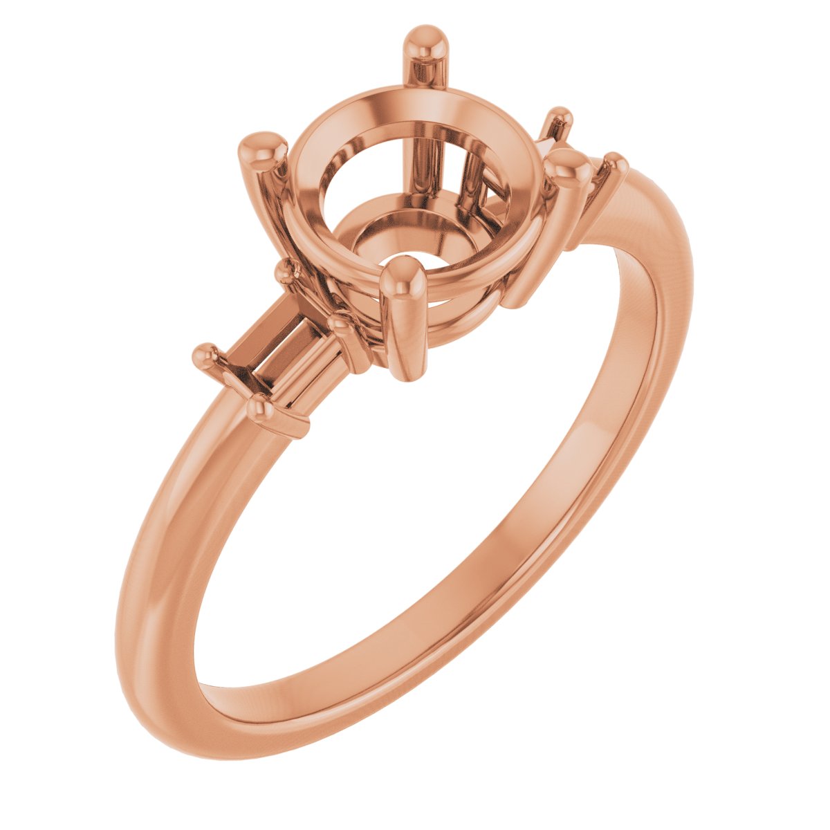 Accented Engagement Ring