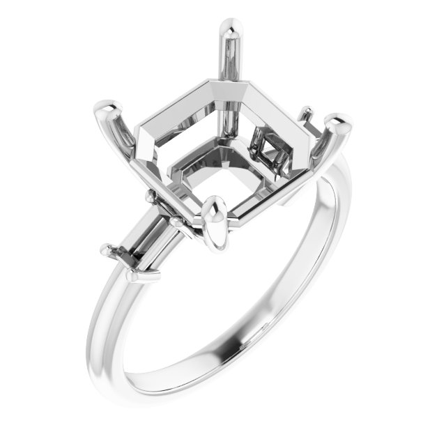 Accented Engagement Ring