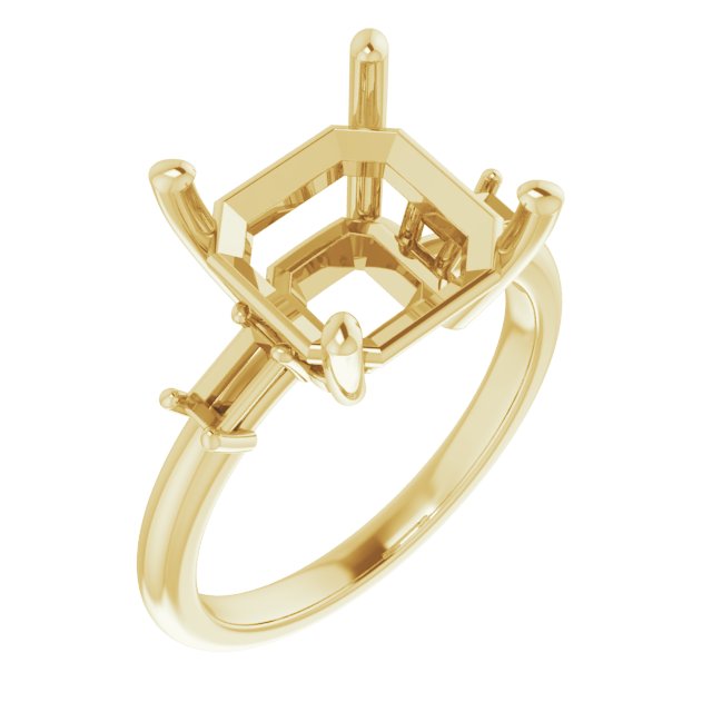 Accented Engagement Ring