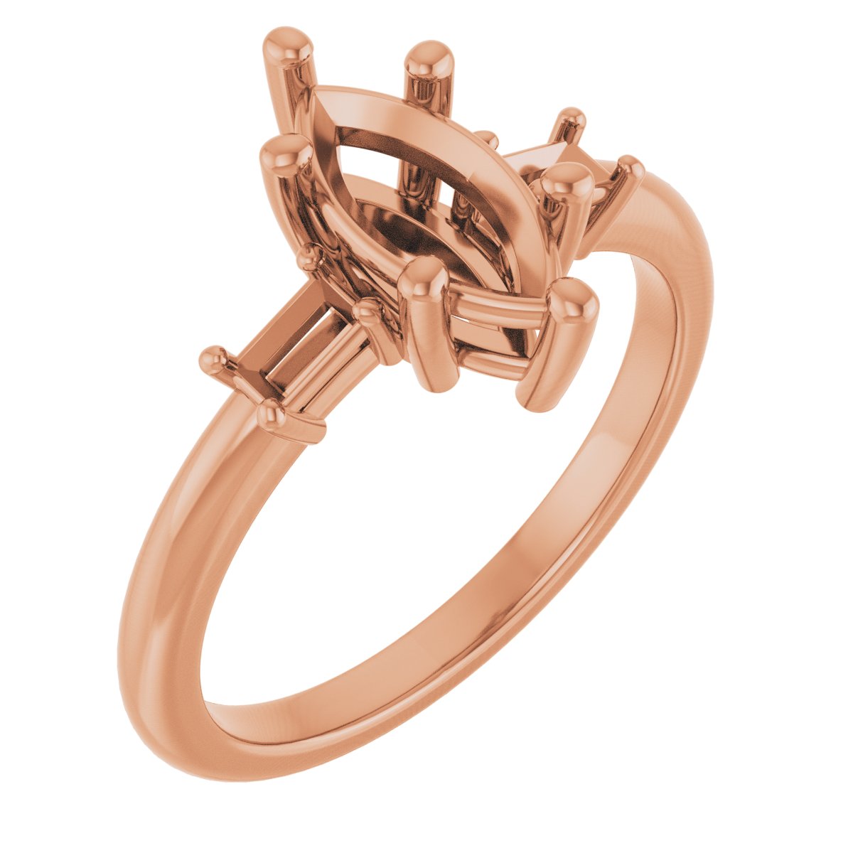 Accented Engagement Ring