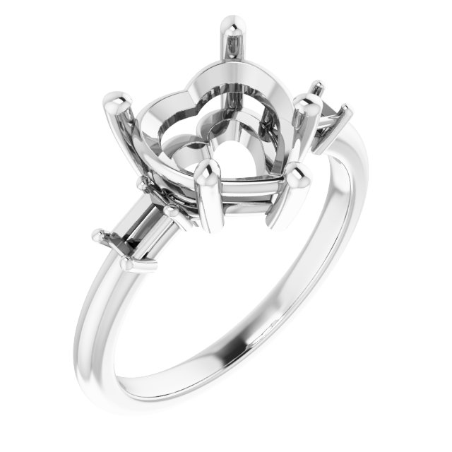 Accented Engagement Ring