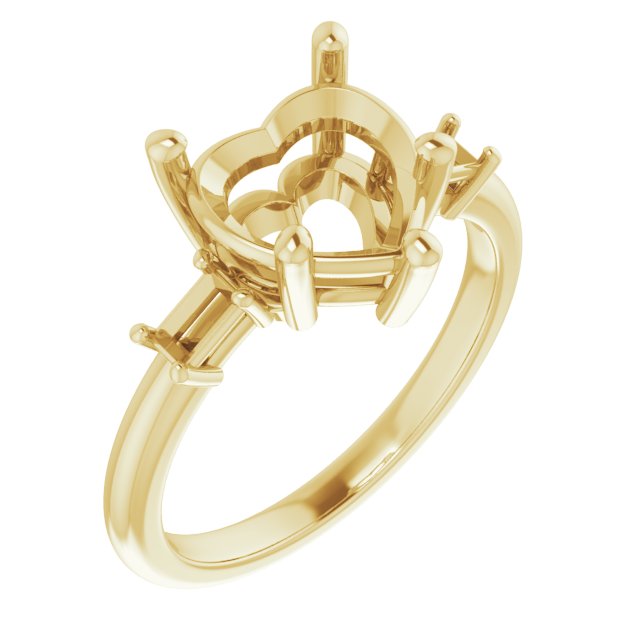 Accented Engagement Ring