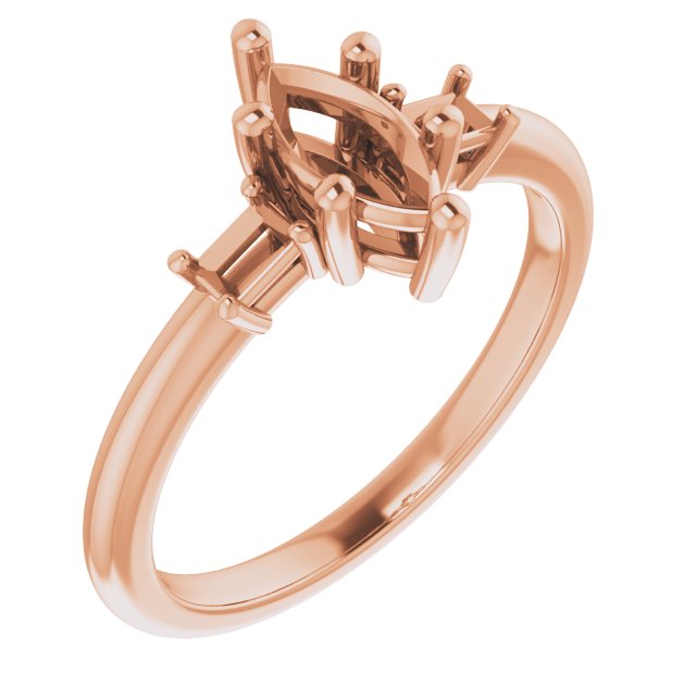Accented Engagement Ring