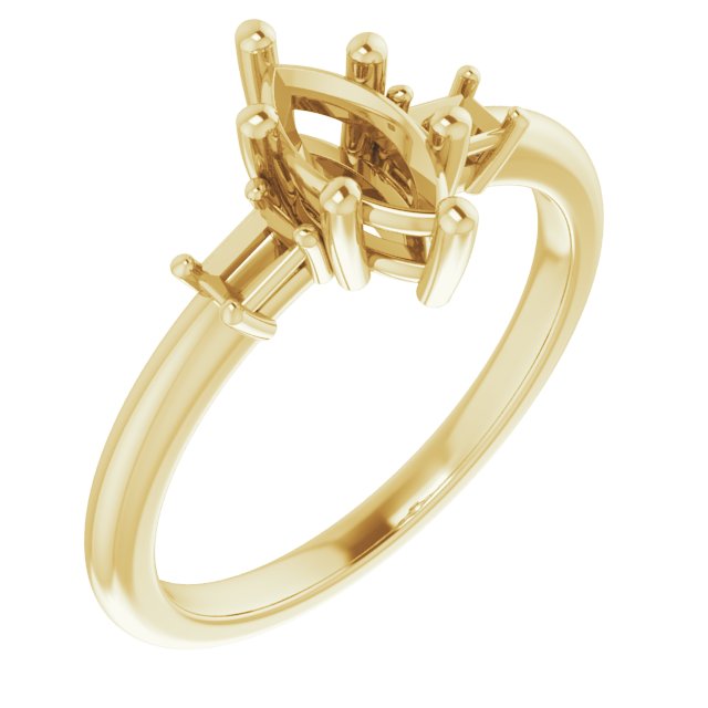 Accented Engagement Ring