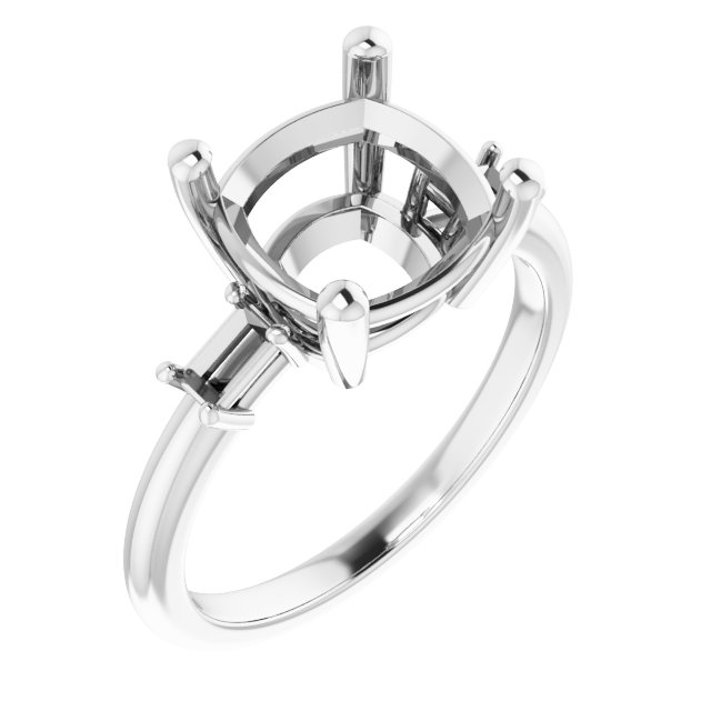 Accented Engagement Ring