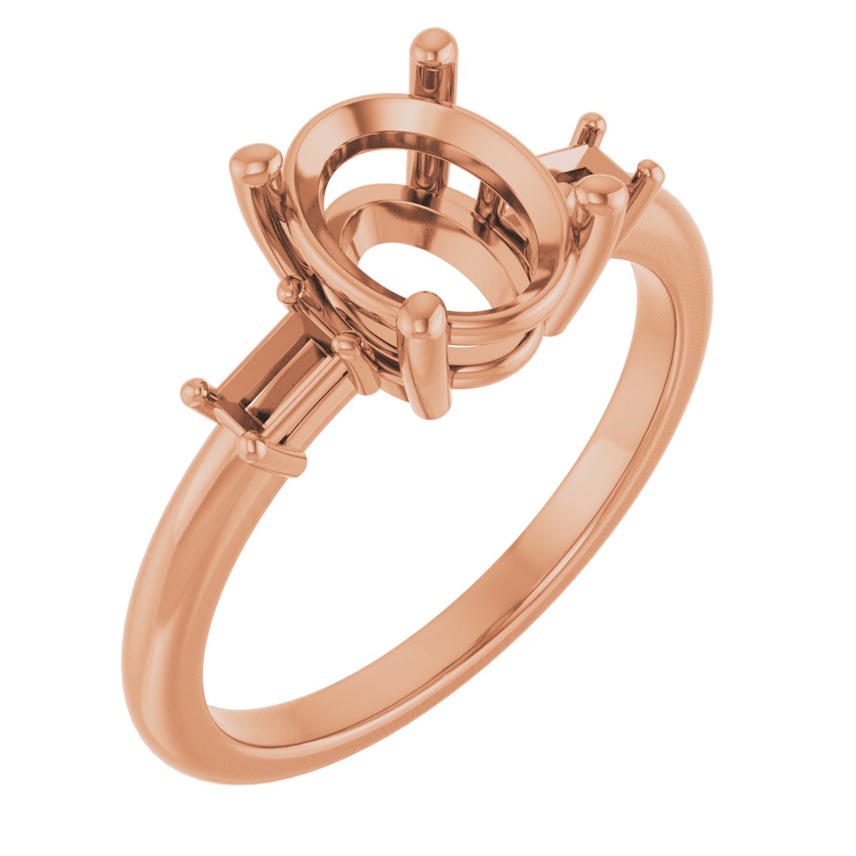 Accented Engagement Ring