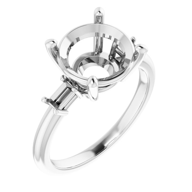 Accented Engagement Ring