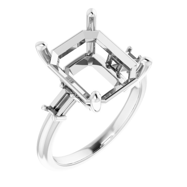Accented Engagement Ring