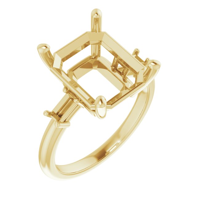 Accented Engagement Ring