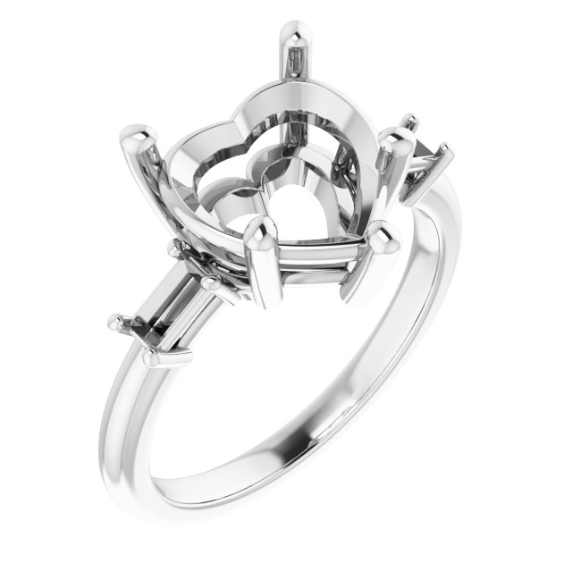 Accented Engagement Ring