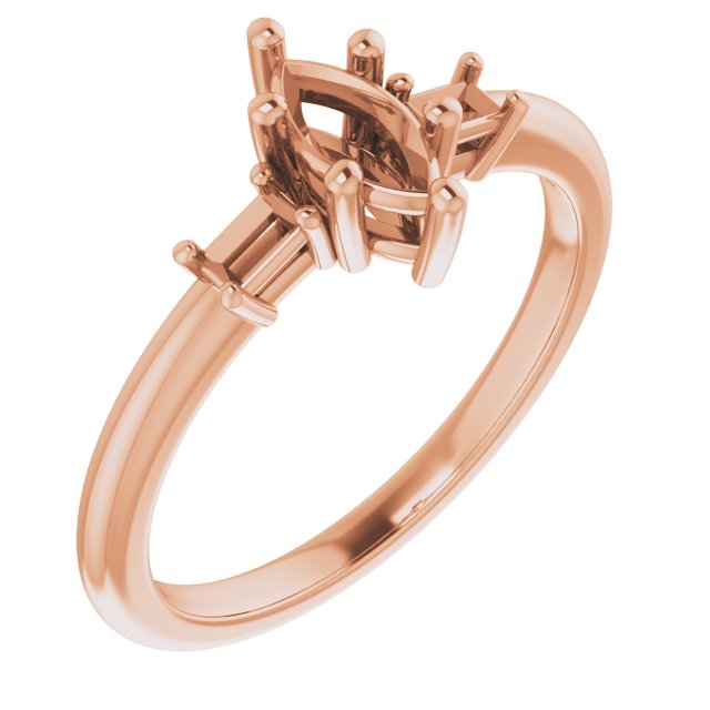 Accented Engagement Ring
