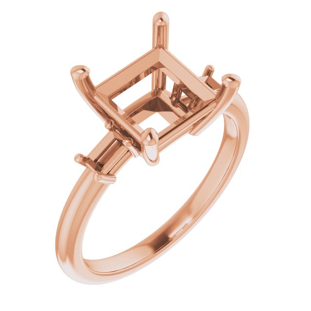 Accented Engagement Ring
