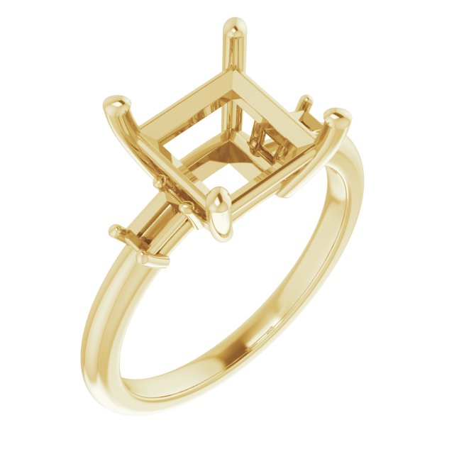 Accented Engagement Ring