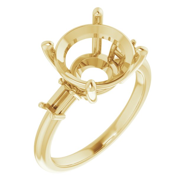 Accented Engagement Ring