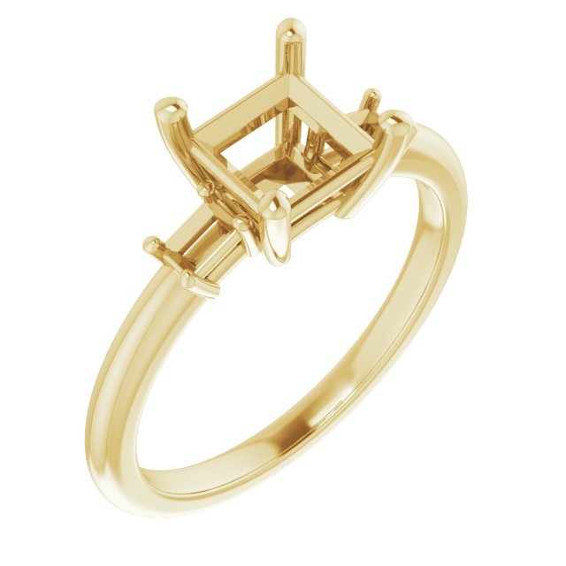 Accented Engagement Ring