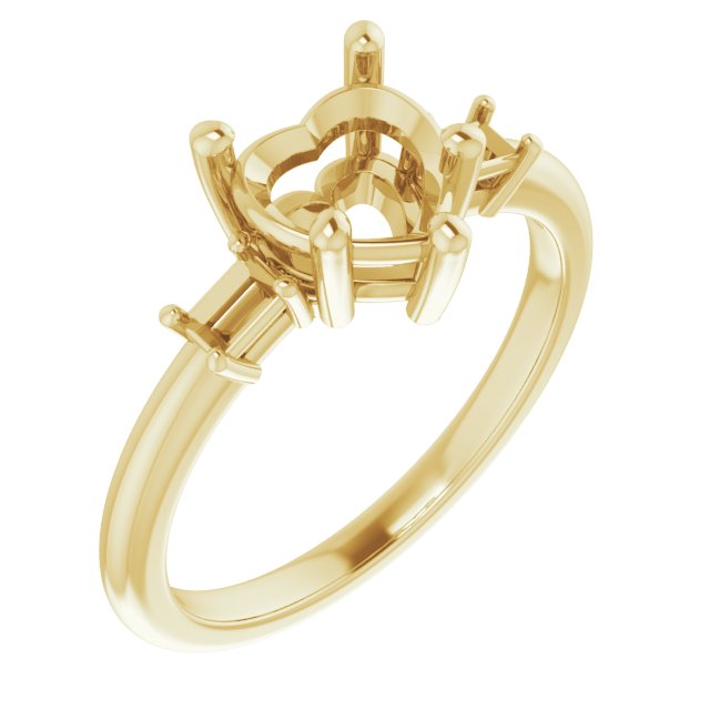 Accented Engagement Ring
