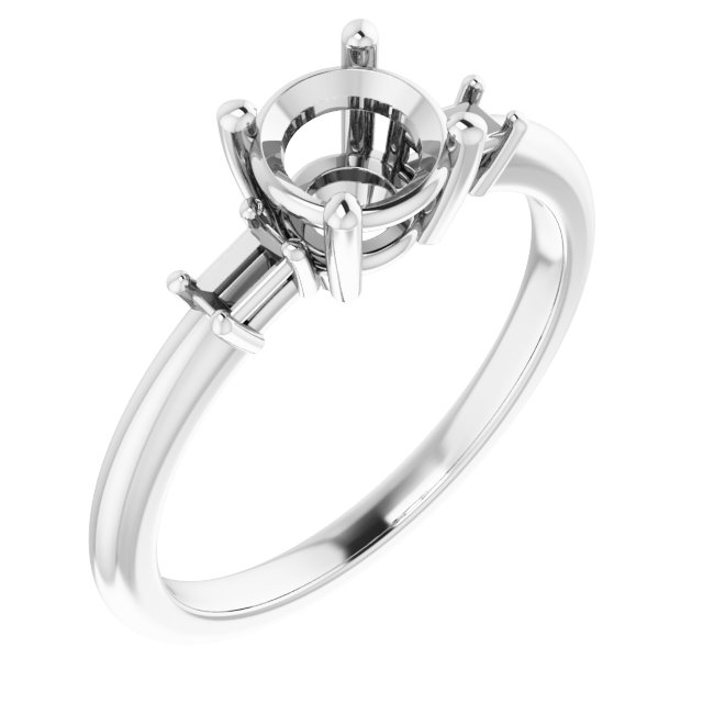 Accented Engagement Ring