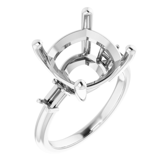 Accented Engagement Ring