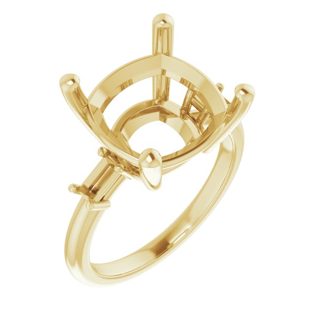 Accented Engagement Ring