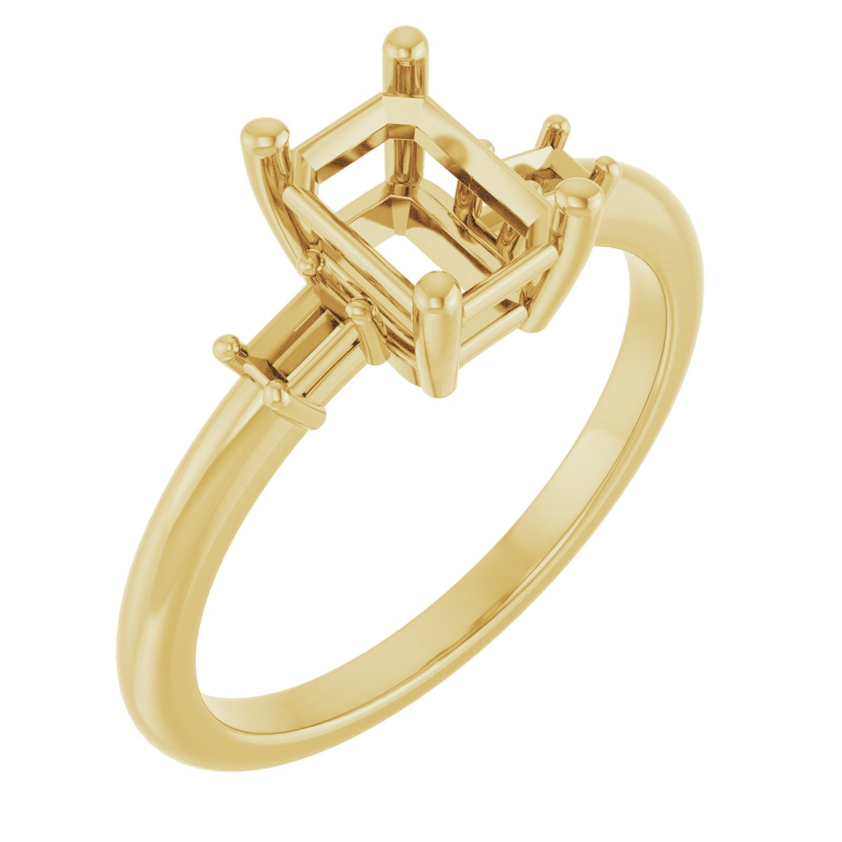 Accented Engagement Ring