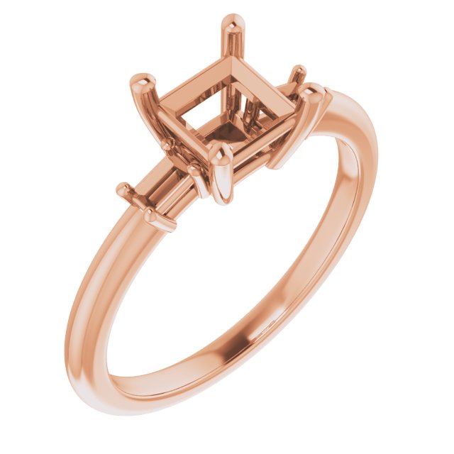 Accented Engagement Ring